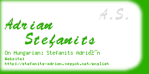 adrian stefanits business card